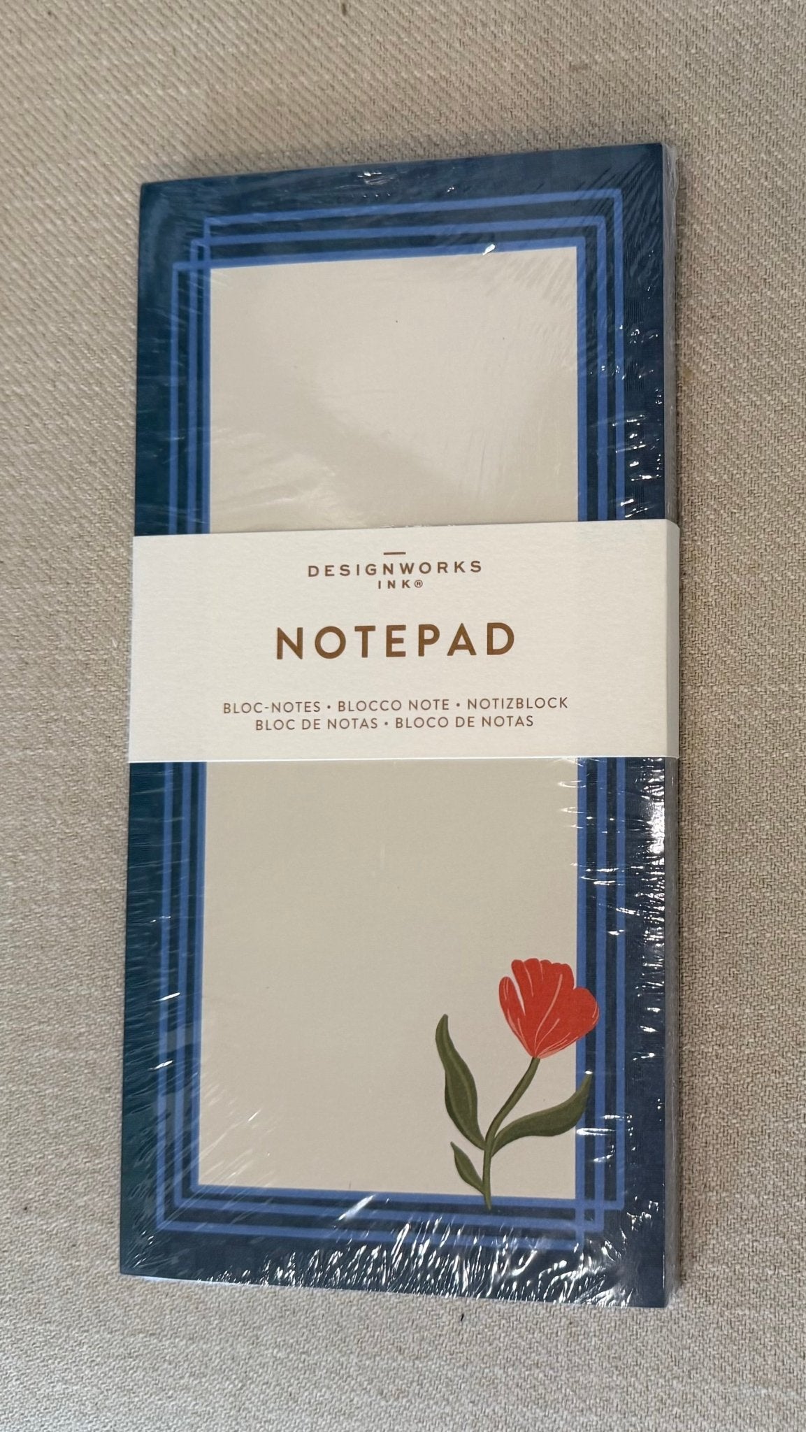 Designworks - Mix Credit Floral List Pad-Poppy - From Me To You