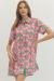 Entro - Floral print short sleeve mini dress - Pink - From Me To You