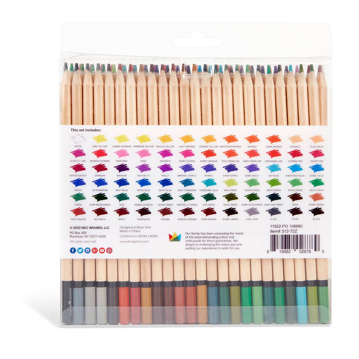 Colored Pencils - 72 Colors