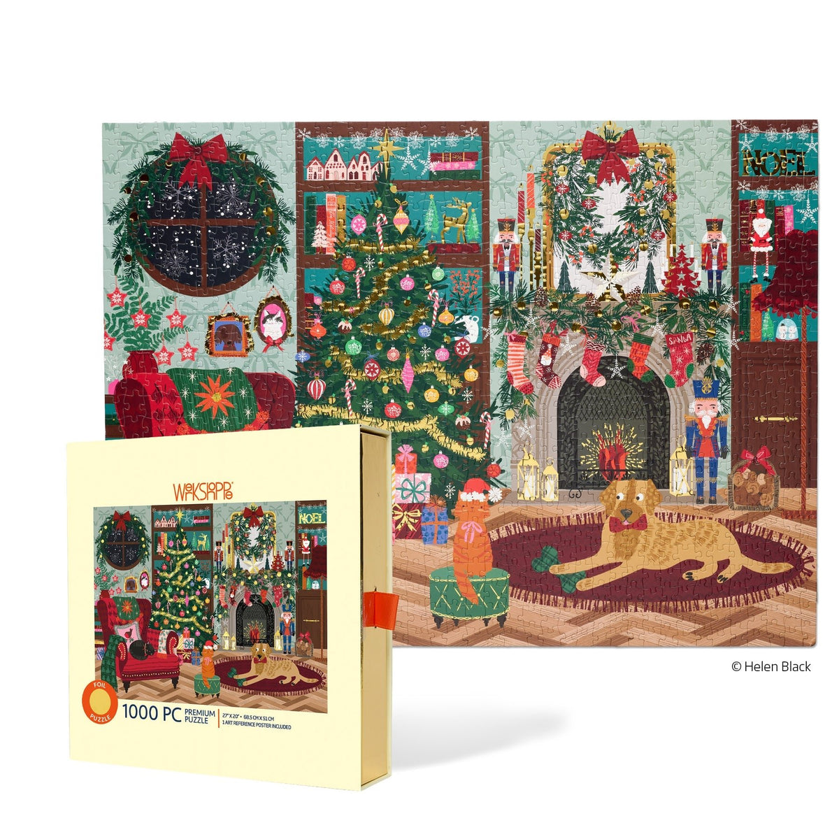 Festive Family Room 1000 Piece Puzzle | WerkShoppe - From Me To You