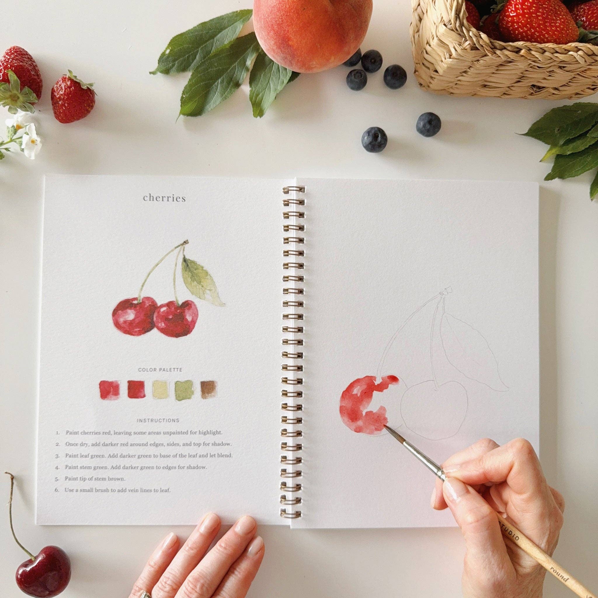 Fruit watercolor workbook - From Me To You