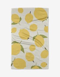 Geometry Sunny Lemons Tea Towel - From Me To You