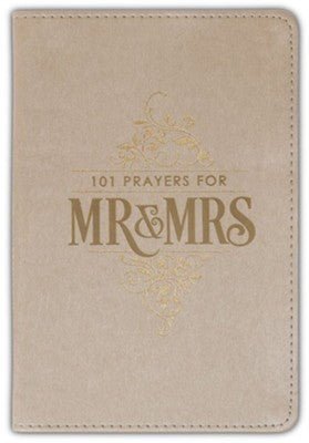 Gift Book 101 Prayers for Mr. & Mrs. Faux Leather - From Me To You