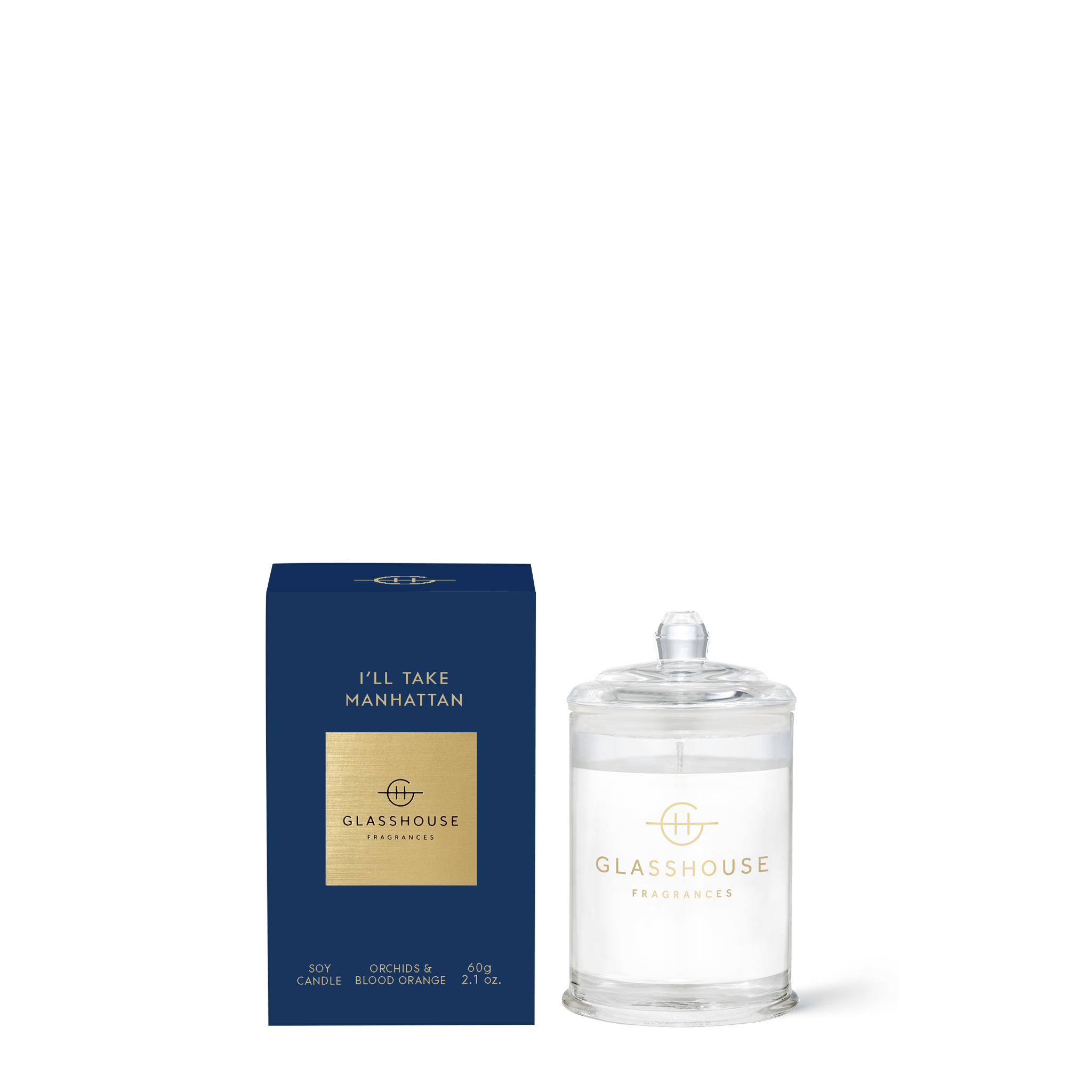 Glasshouse Candle 2.1 oz. - I'll Take Manhattan - From Me To You