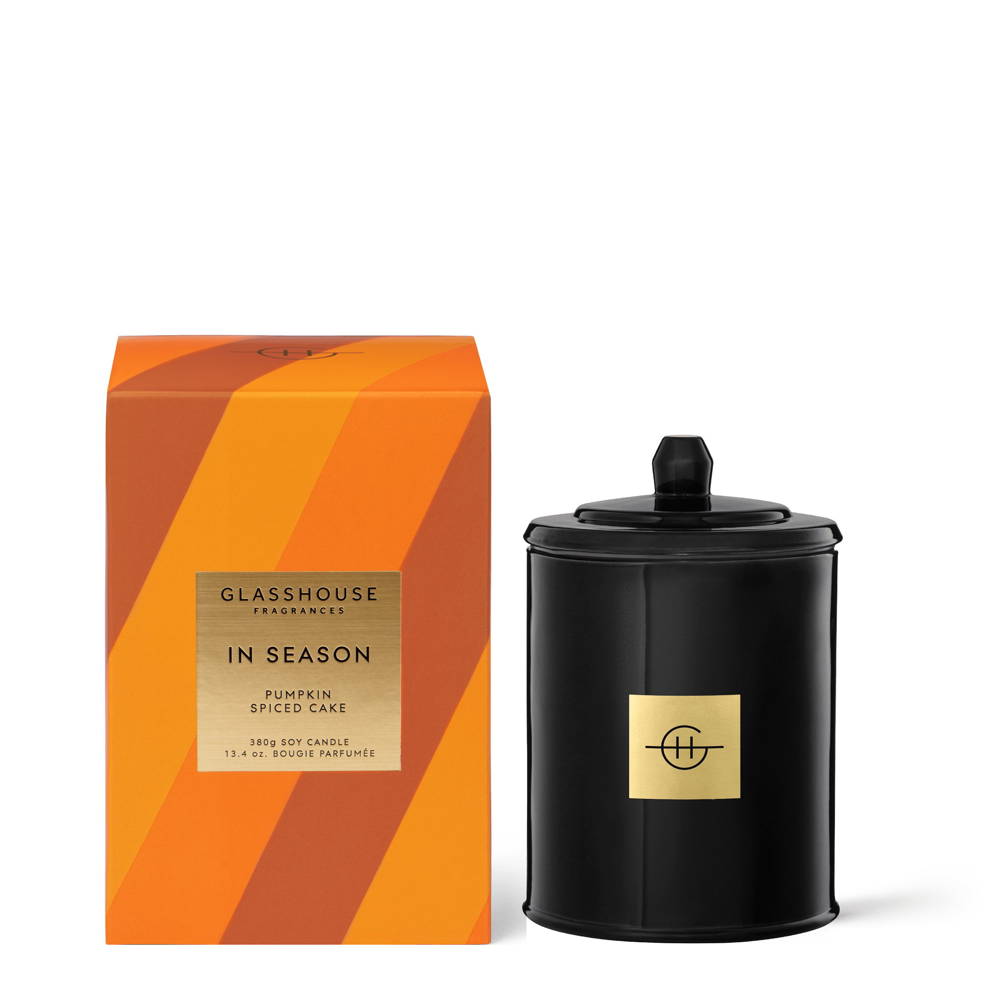 Glasshouse - Fragrances 13.4 oz Triple Scented Candle - Pumpkin Spiced Cake - From Me To You