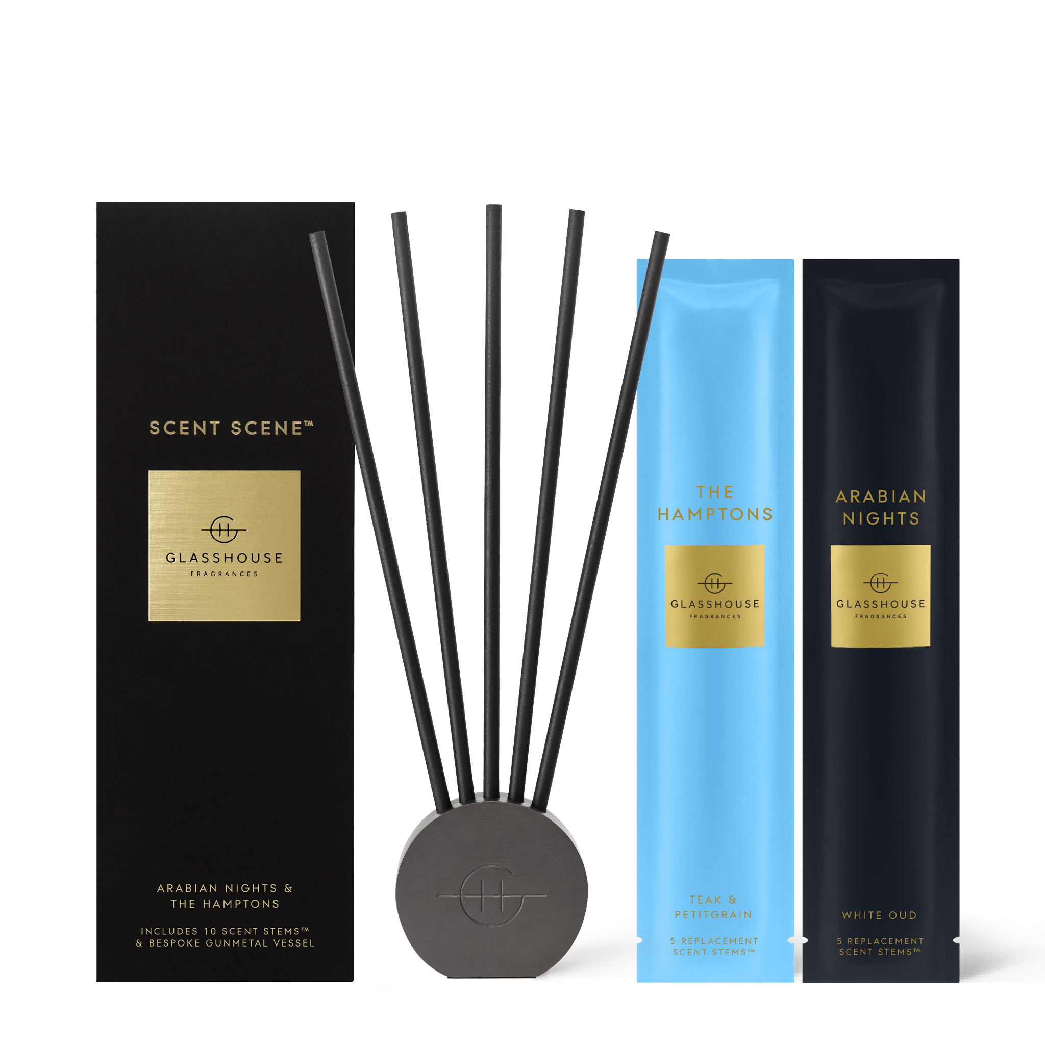 Glasshouse Scent Scene Duo - The Hamptons & Arabian Nights - From Me To You