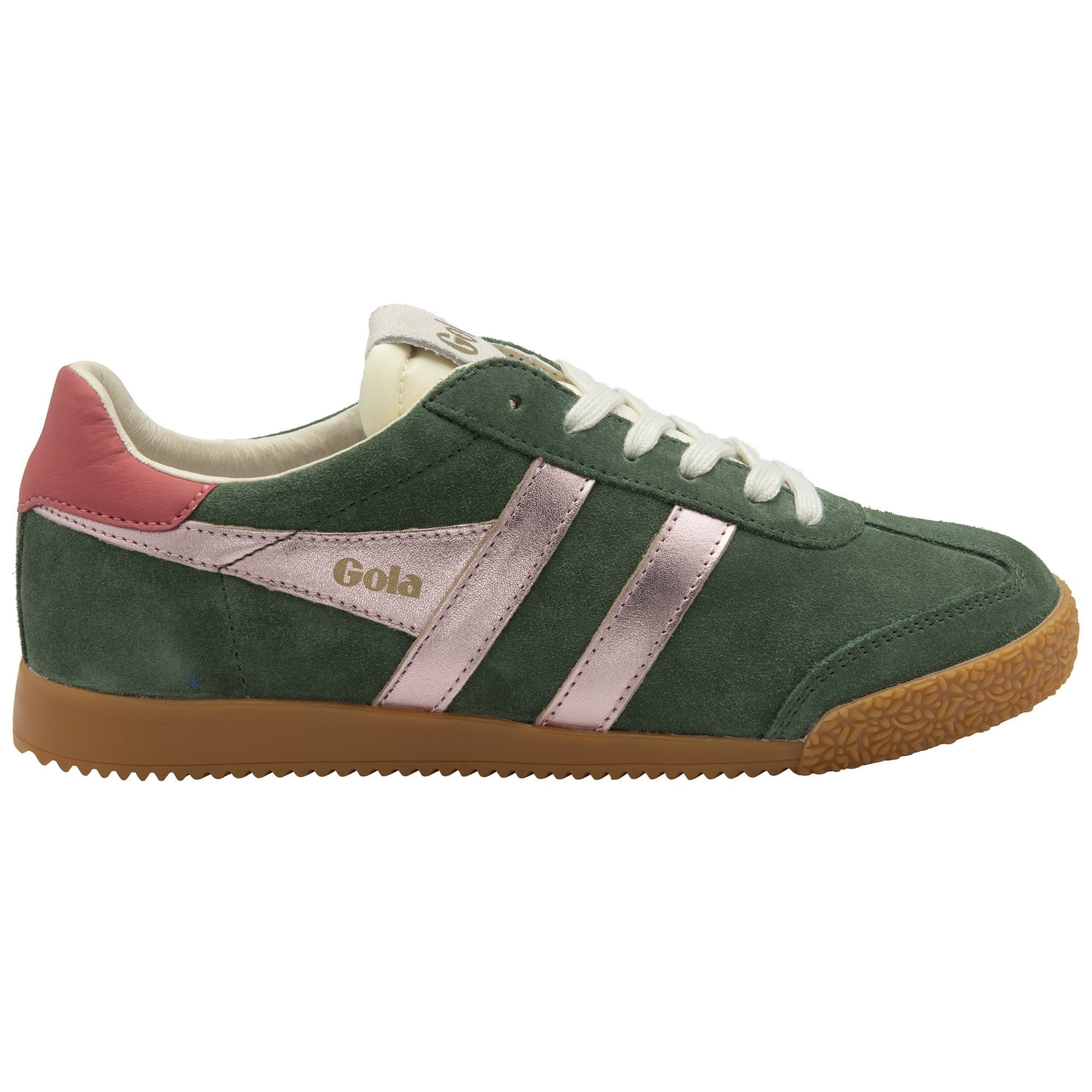 Gola - WOMEN'S ELAN GLITZ SNEAKERS - EVERGREEN/PINK/CORAL - From Me To You