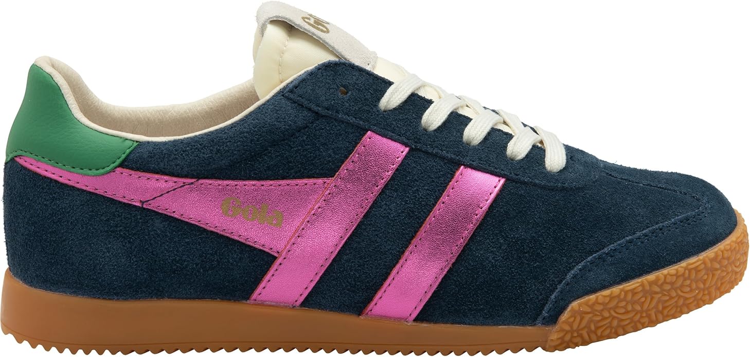 Gola - WOMEN'S ELAN GLITZ SNEAKERS - NAVY/FUCHSIA/EMERALD - From Me To You