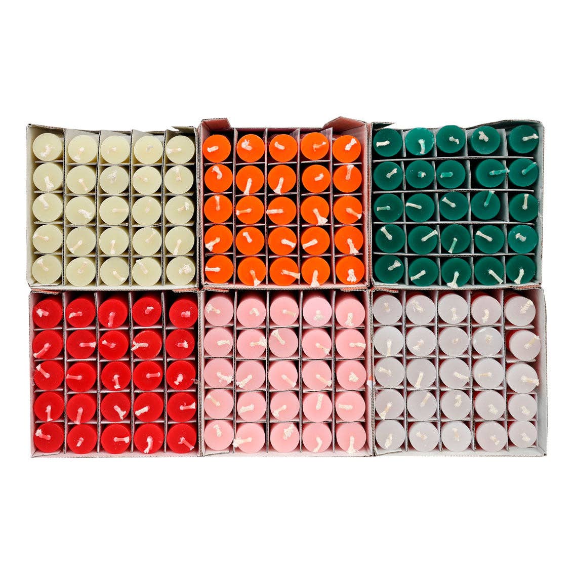 Green Taper Candles | 25 Candles | POS Unit | Christmas | - From Me To You