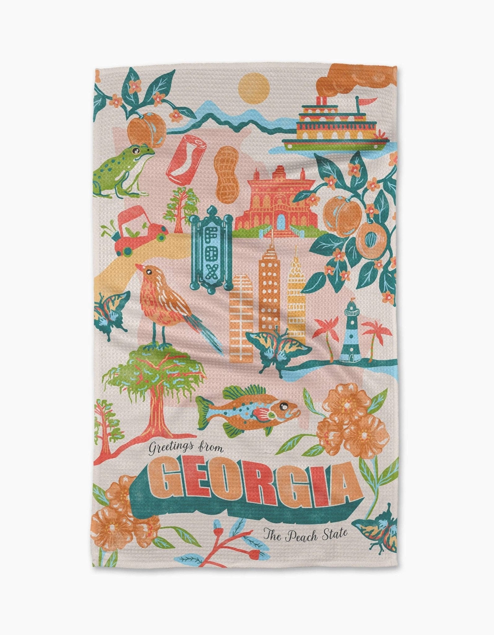 Greetings From Georgia Tea Towel - From Me To You