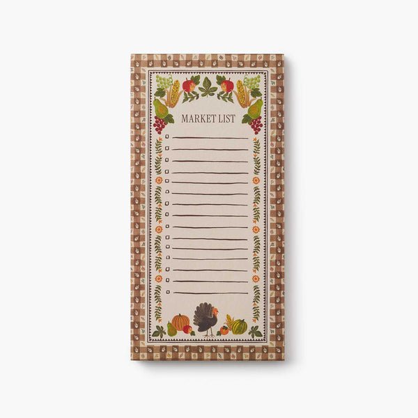 Harvest Gingham Market Pad | Rifle Paper Co. - From Me To You