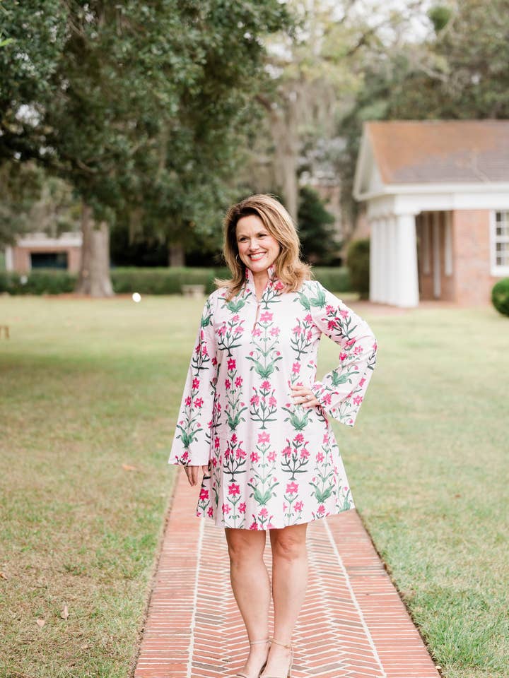 Heart of Grace Rose D' Iris Eloise Mini Caftan - From Me To You