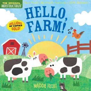 Hello Farm Indestructible Children's Book - From Me To You