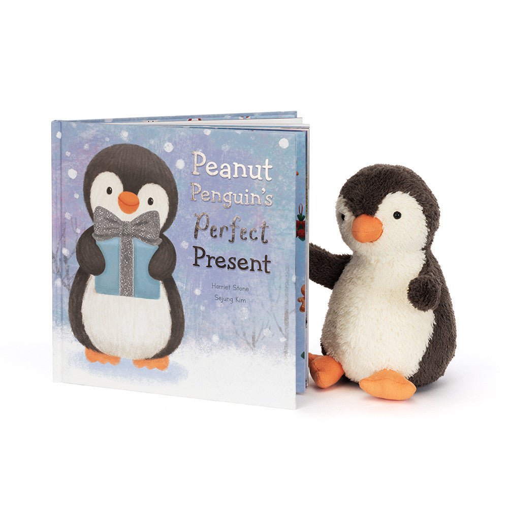 Jellycat Peanut Penguin’s Perfect Present Book - From Me To You
