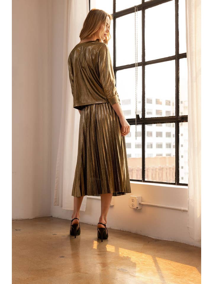 Joh - Jinna Skirt - Gold - From Me To You