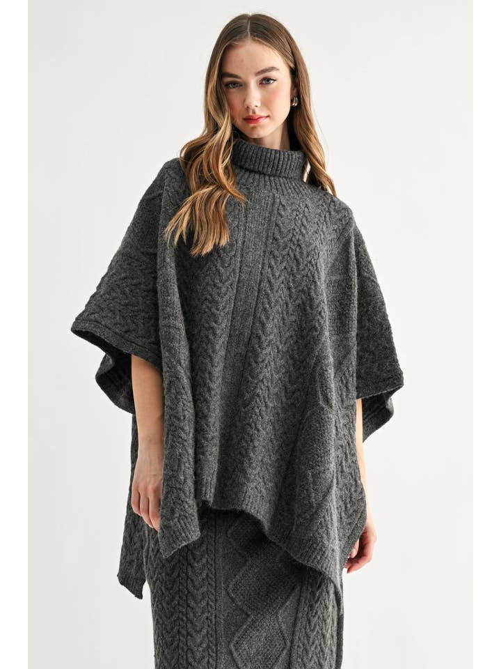 Joh-Samuel Sweater Top-Charcoal - From Me To You