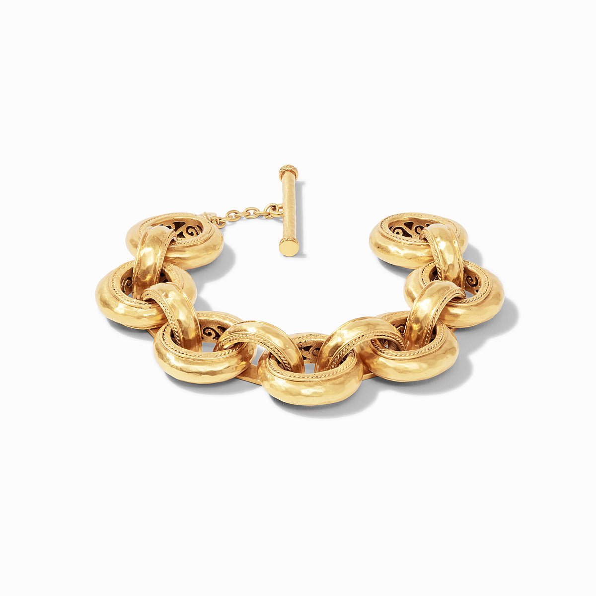 JULIE VOS Cannes Demi Link Bracelet - Gold - From Me To You