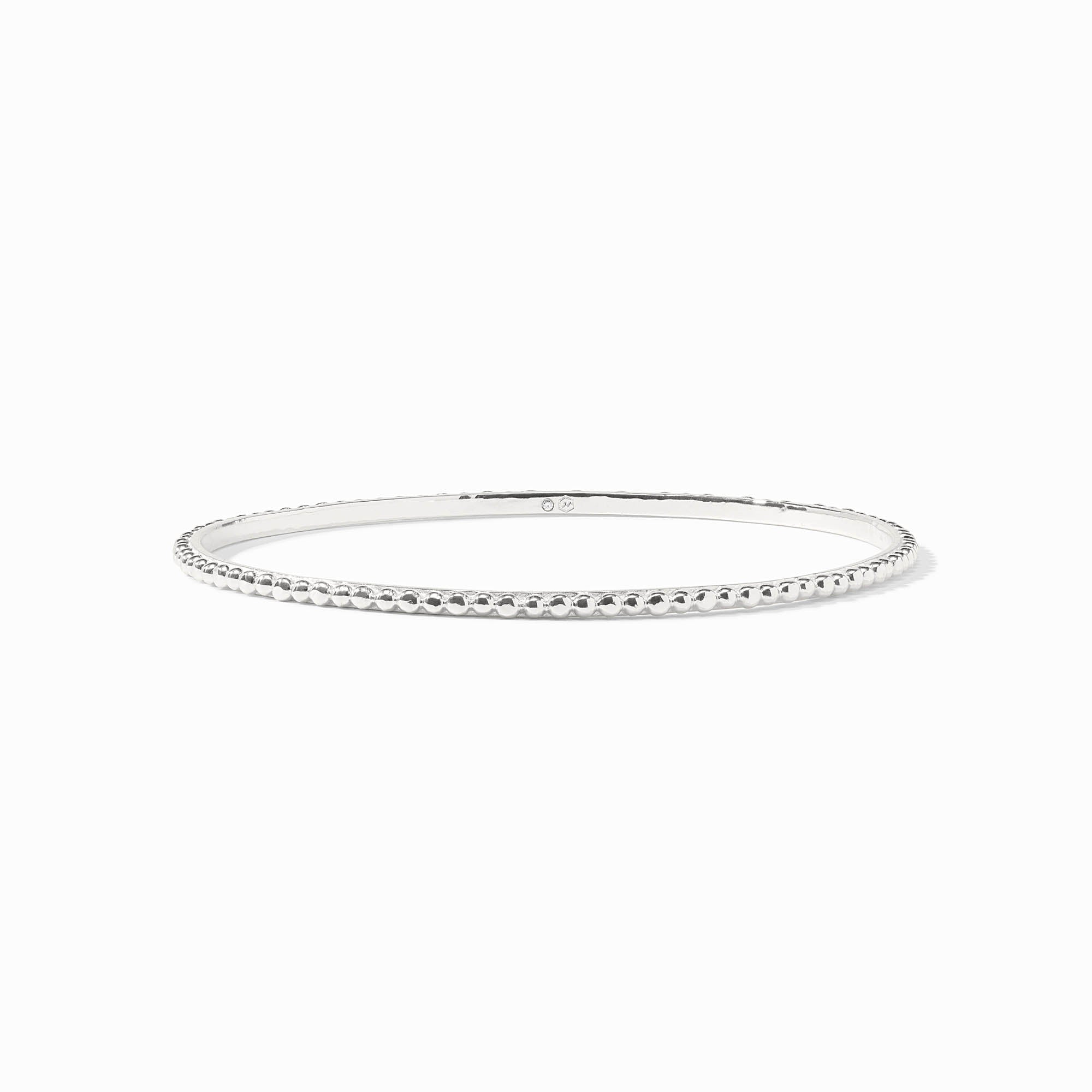 JULIE VOS Colette Bead Bangle - Silver - From Me To You