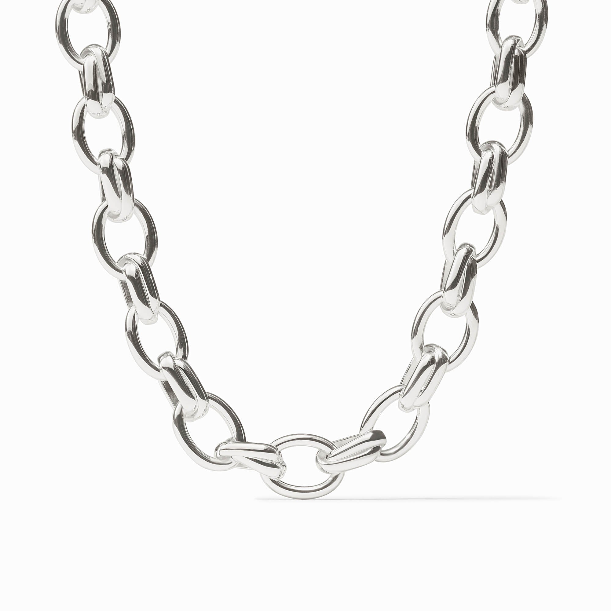 JULIE VOS Essex Link Necklace-SILVER - From Me To You