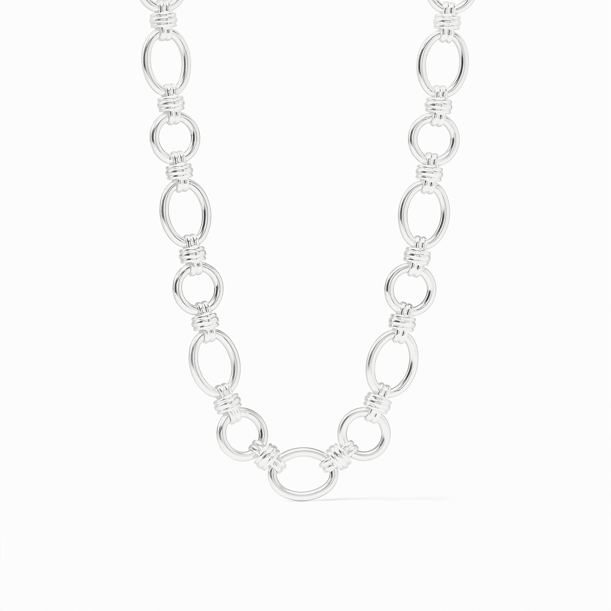 JULIE VOS Portofino Link Necklace - Silver - From Me To You