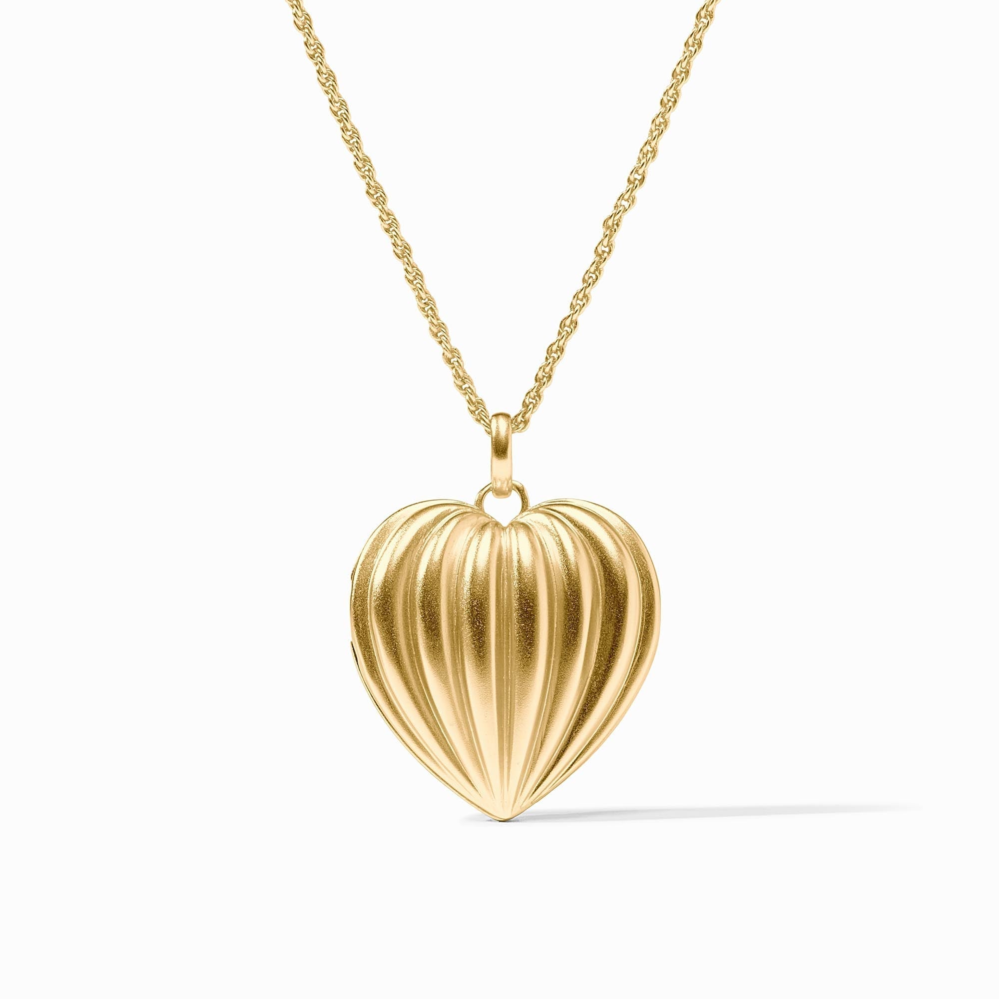 JULIE VOS Puffy Heart Locket - Gold - OS - From Me To You