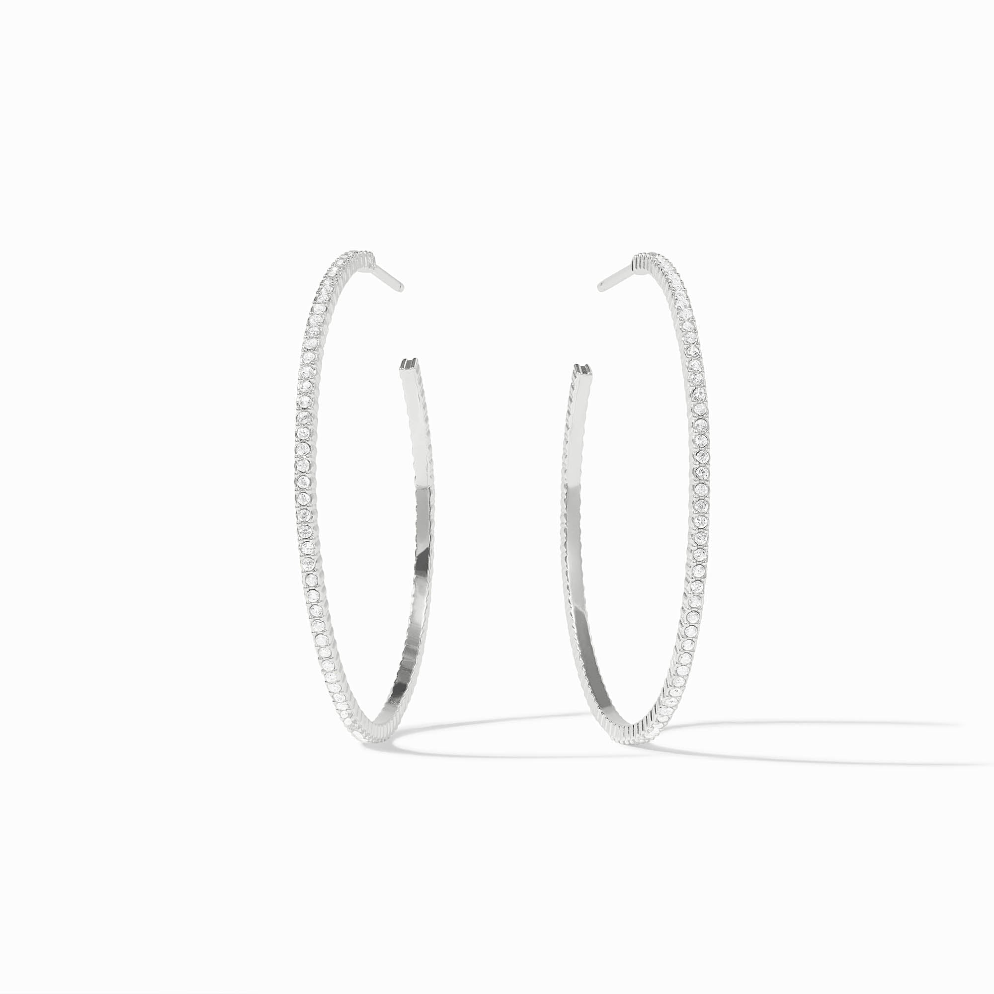 JULIE VOS Windsor Hoop - SILVER - From Me To You