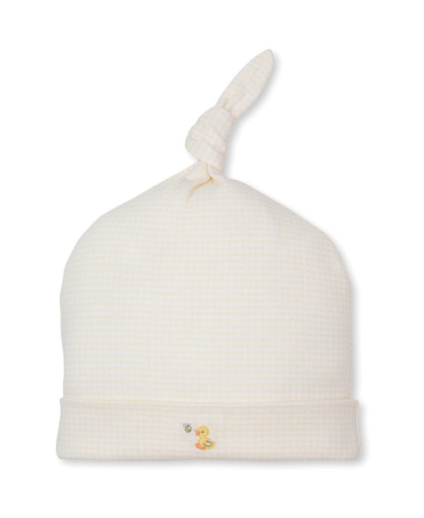 kissy kissy - Duck Pond Paddles Yellow Knotted Hat - From Me To You