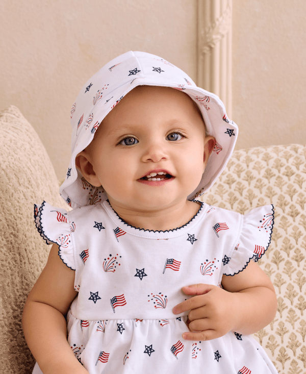 kissy kissy - Star - Spangled Freedom Sunhat - Small - From Me To You