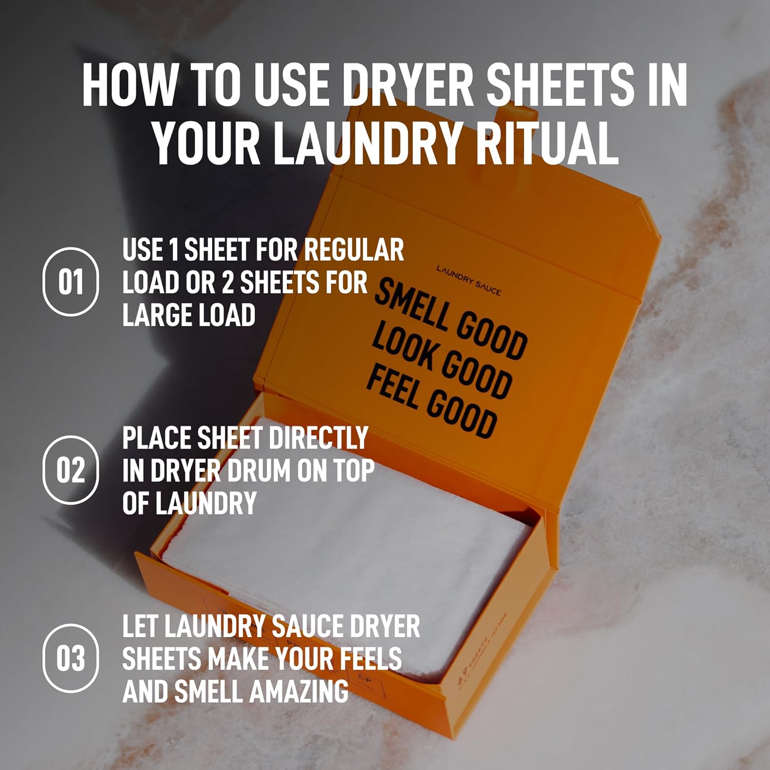 Laundry Sauce - Luxury Scented Dryer Sheets - Italian Bergamot - From Me To You