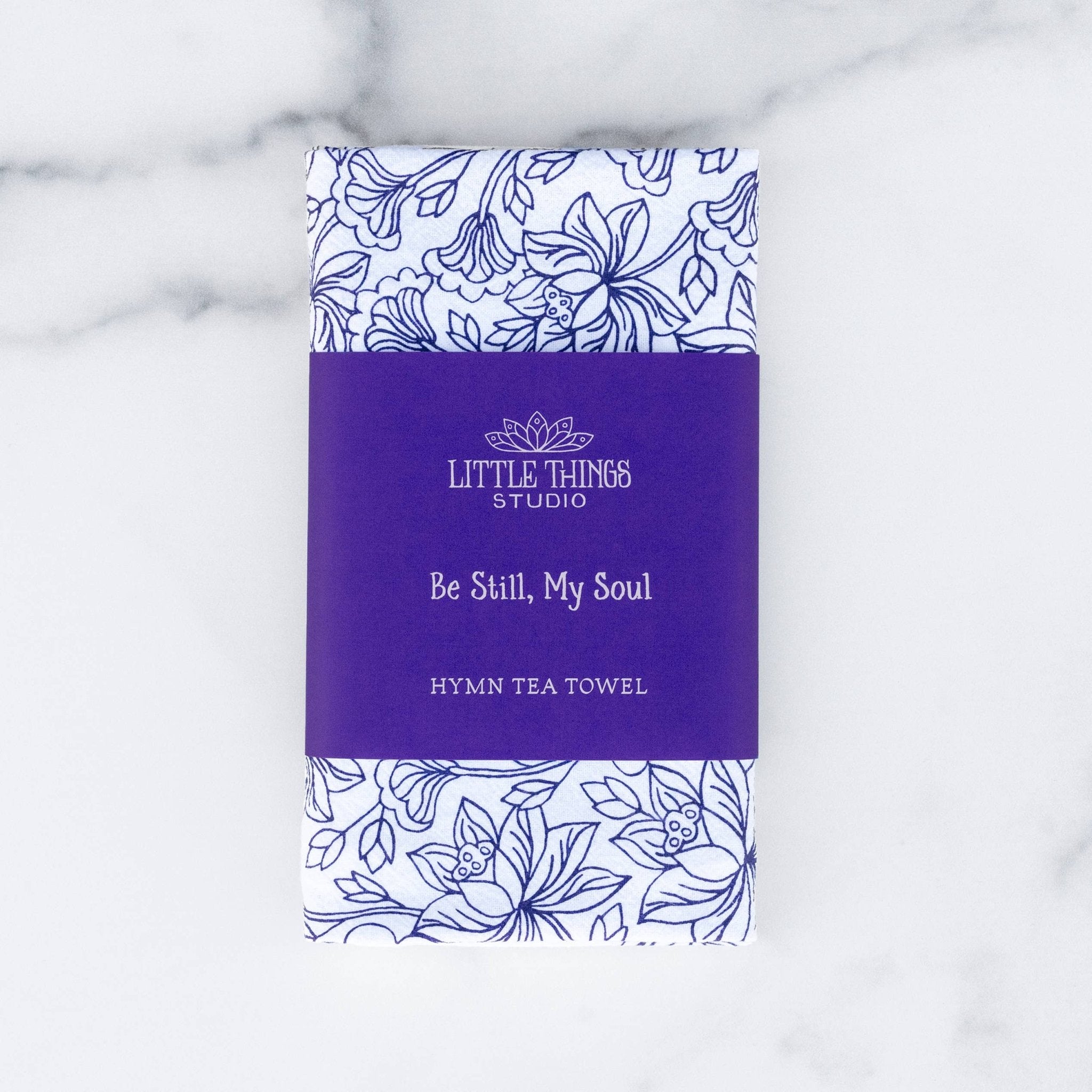 Little Things Studio Be Still My Soul Hymn Tea Towel - From Me To You