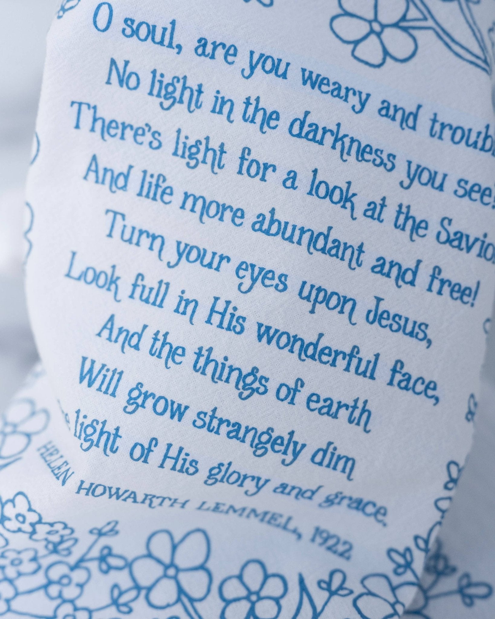 Little Things Studio Turn Your Eyes Upon Jesus Hymn Tea Towel - From Me To You
