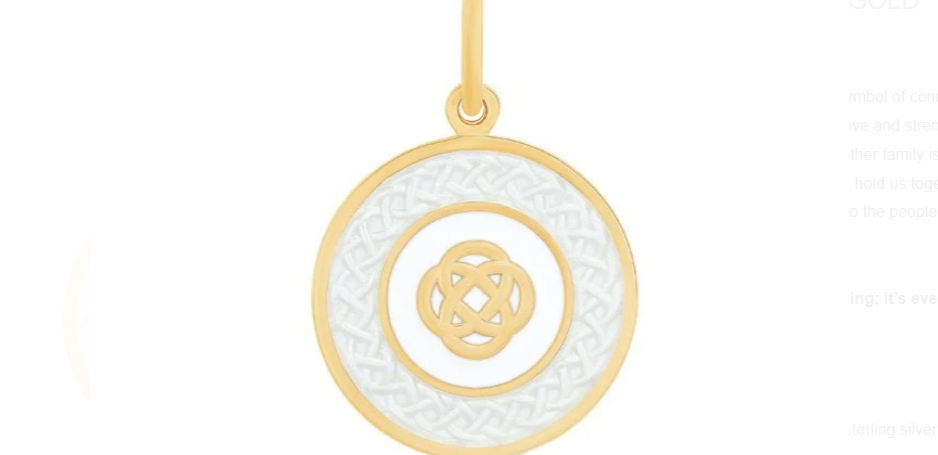 LOLA Family Knot All Gold Alpine White - Medium - From Me To You