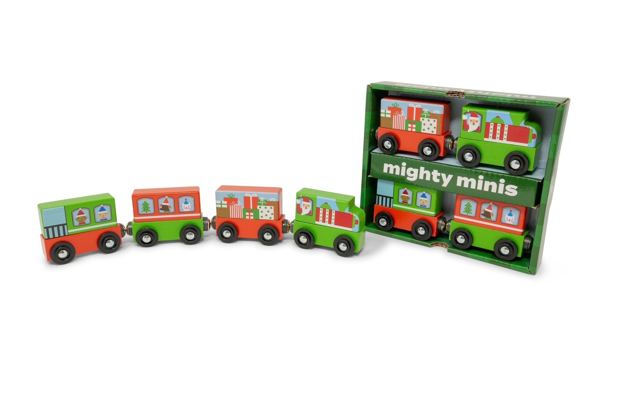 Magnetic Christmas Train Mighty Minis set/4 - From Me To You