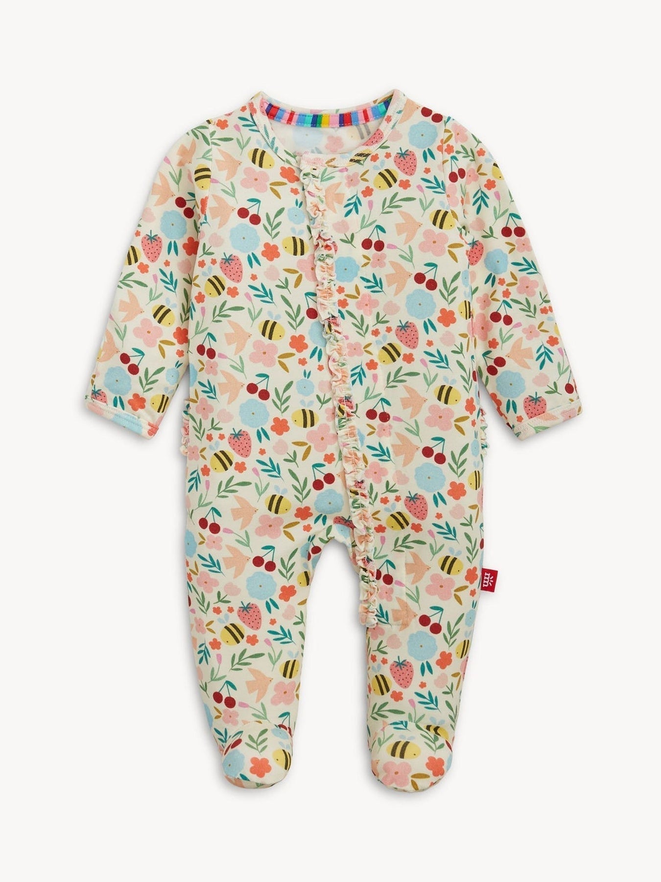 Magnetic Me - HONEY BLOSSOM MODAL MAGNETIC FOOTIE W RUFFLE - From Me To You