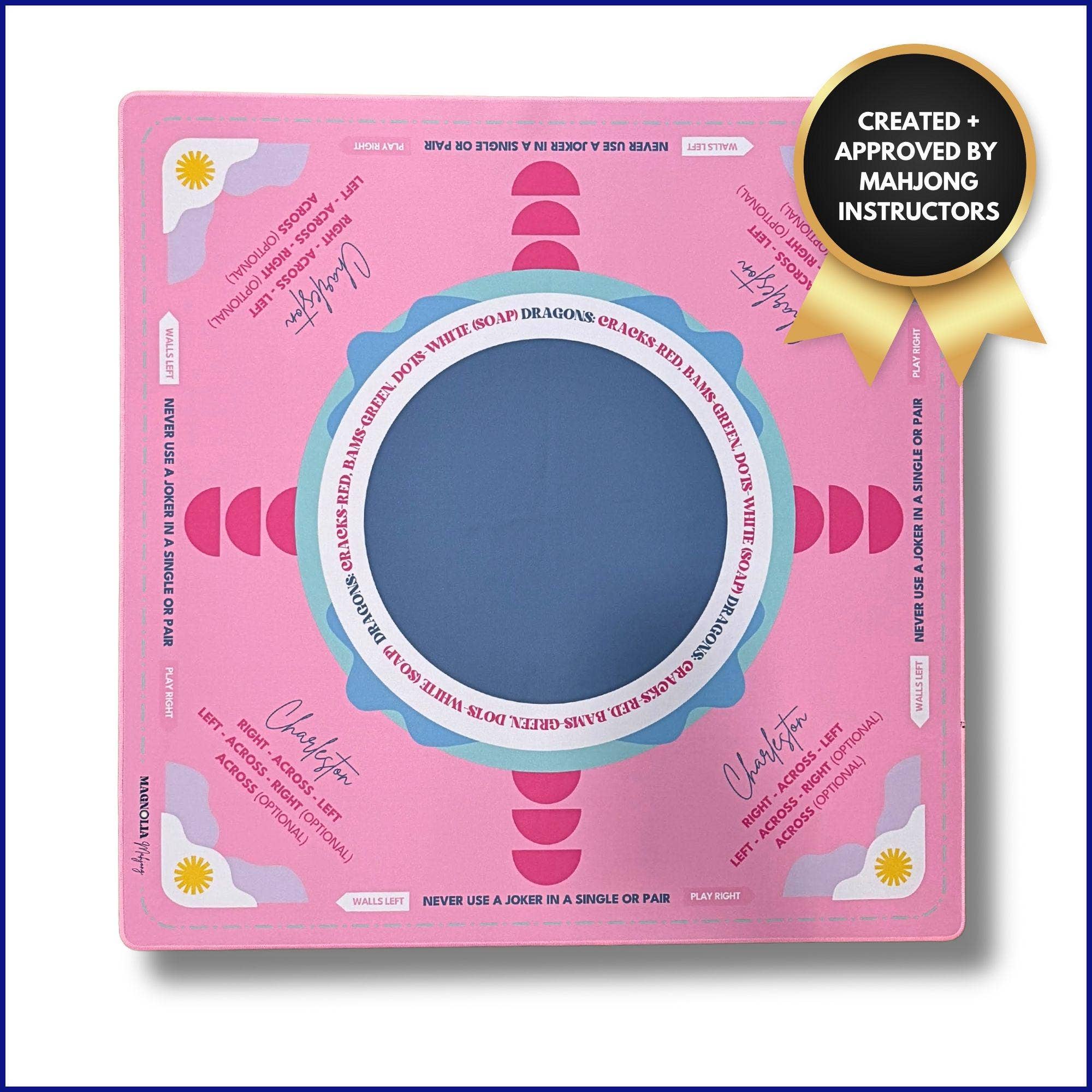 Magnolia Mahjong Neoprene Charleston Learning Mat - From Me To You