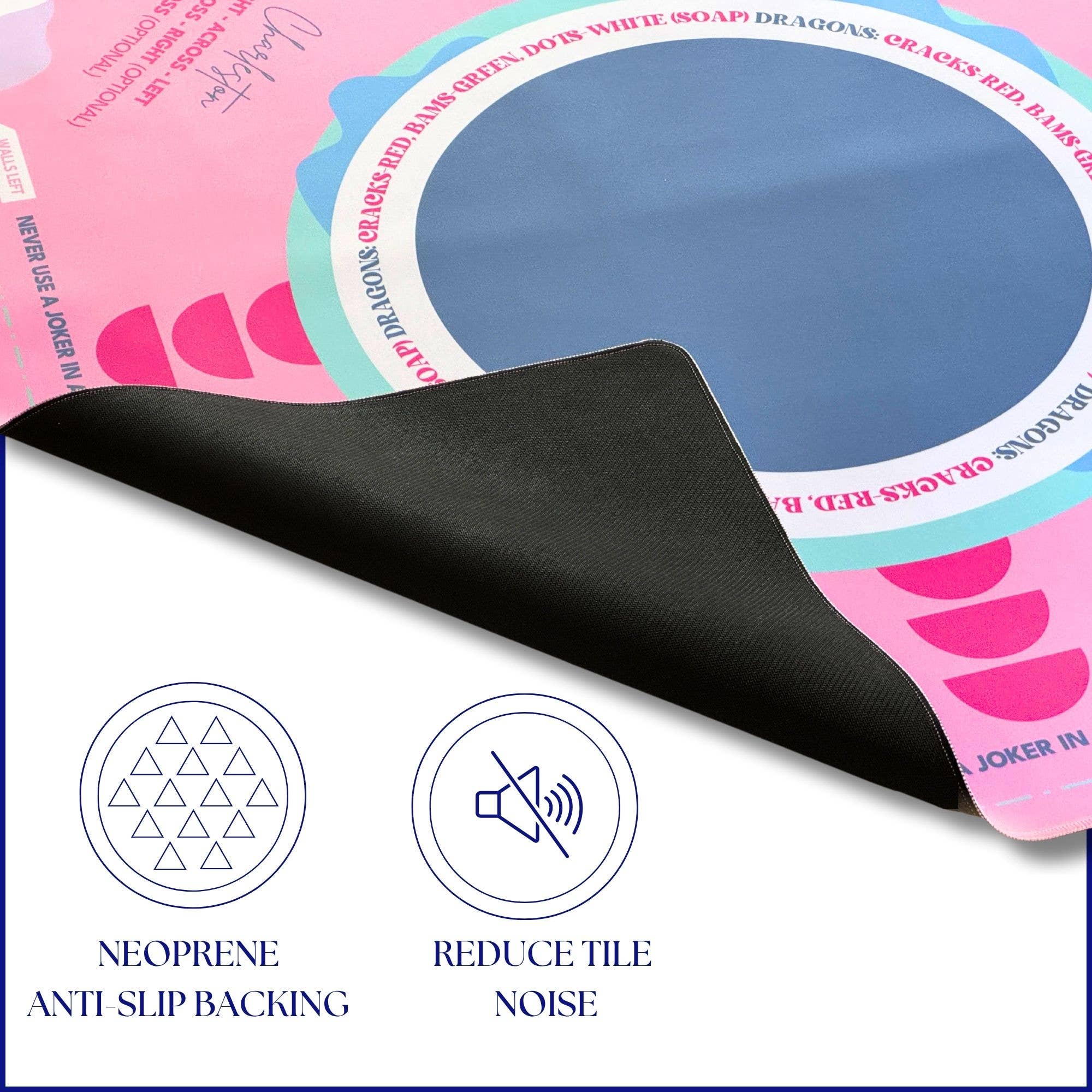 Magnolia Mahjong Neoprene Charleston Learning Mat - From Me To You