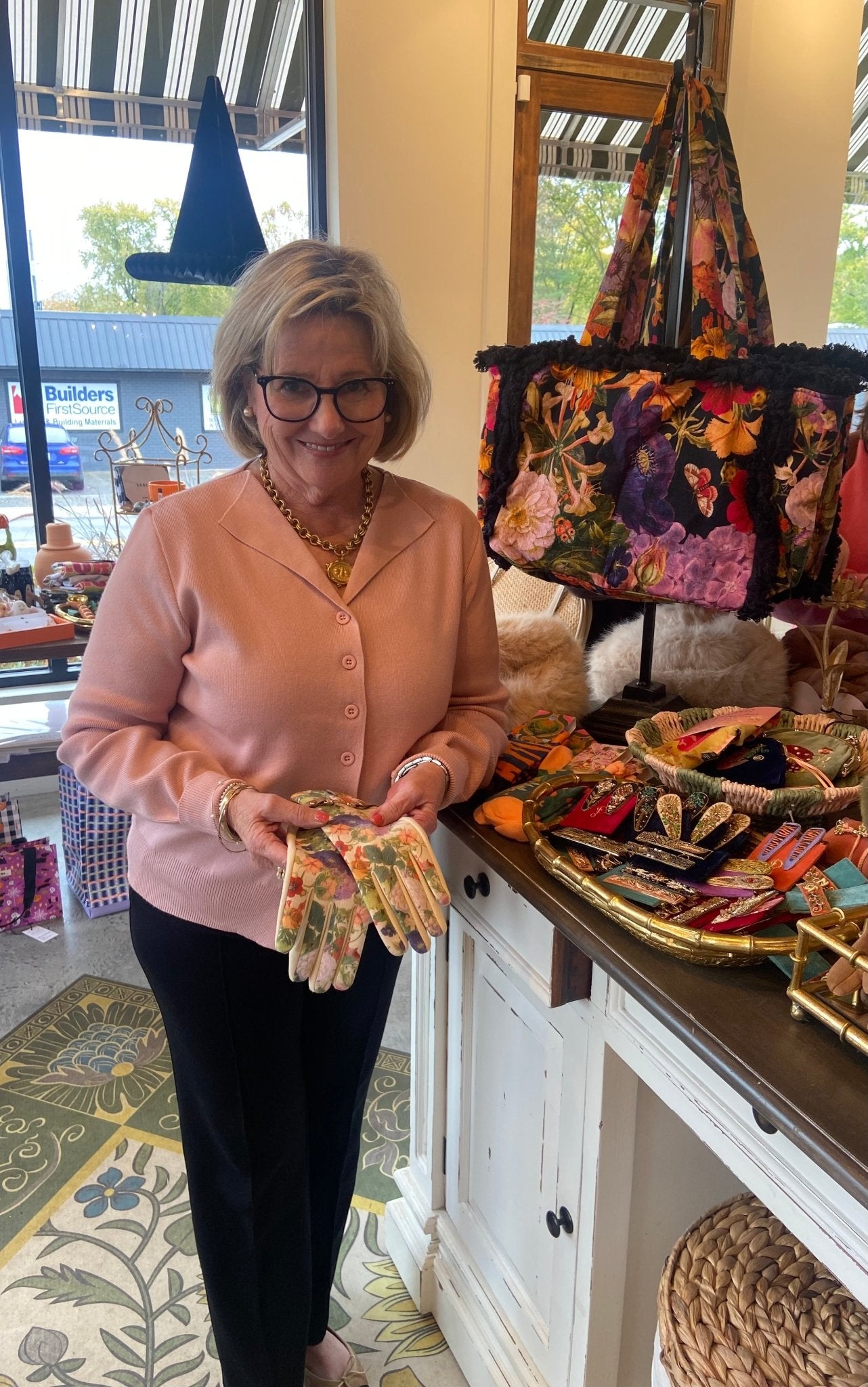 Main Strip Open Front Button Up Sweater Knit Cardigan - Dusty Pink - From Me To You