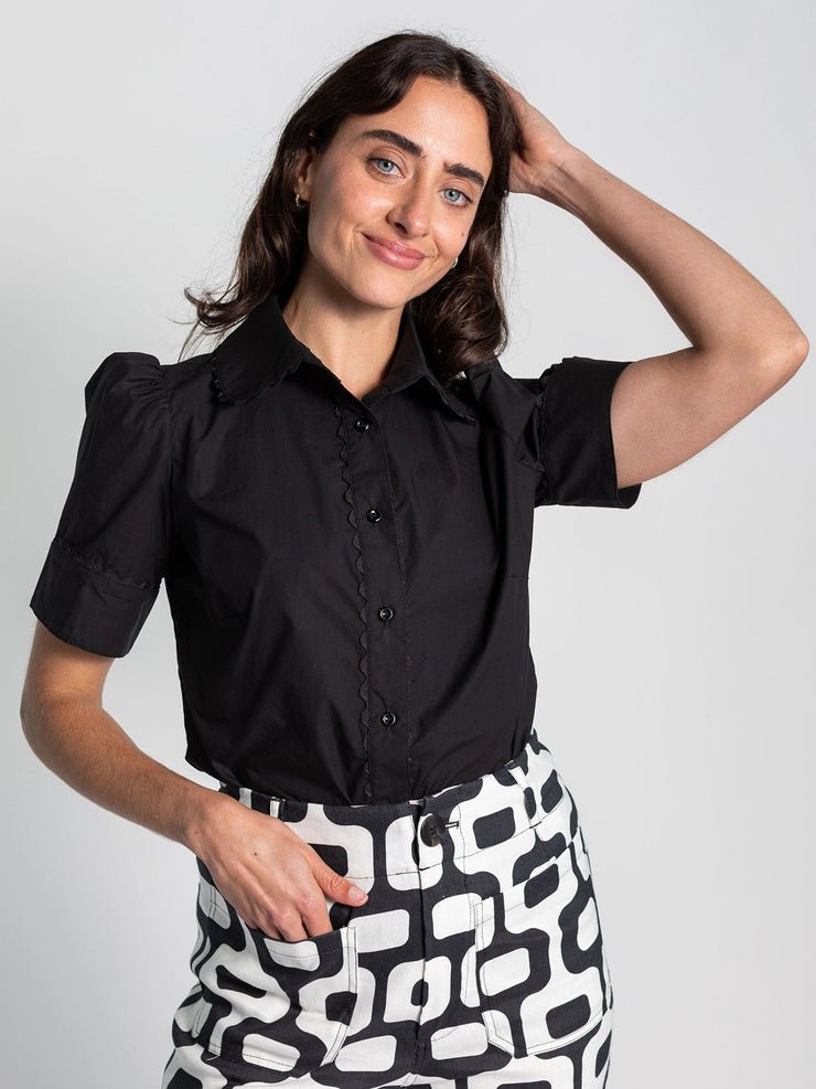 MANDY blouse - Black - From Me To You