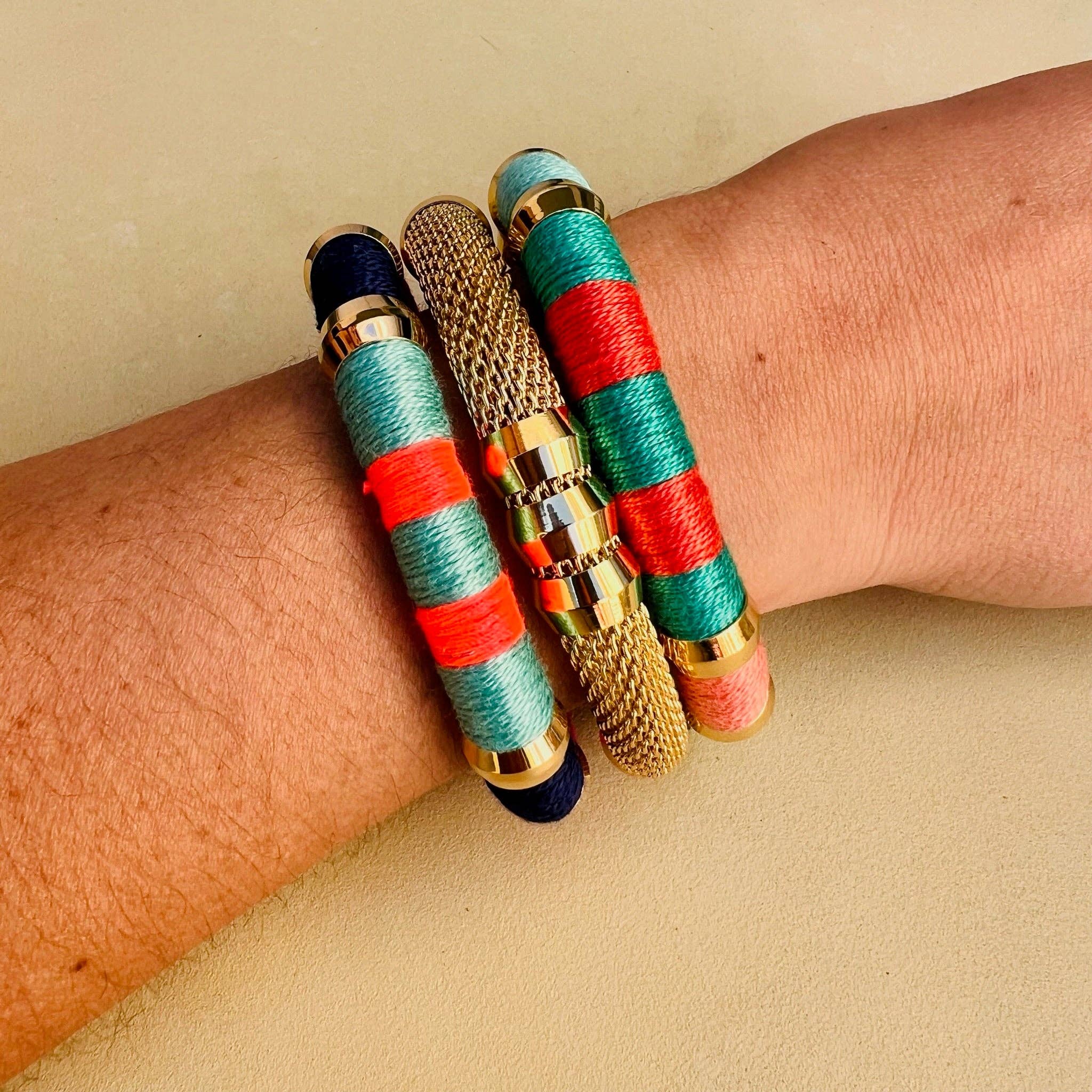 Mesh Classic Gold Everything Bracelet: AKA The Jill - From Me To You