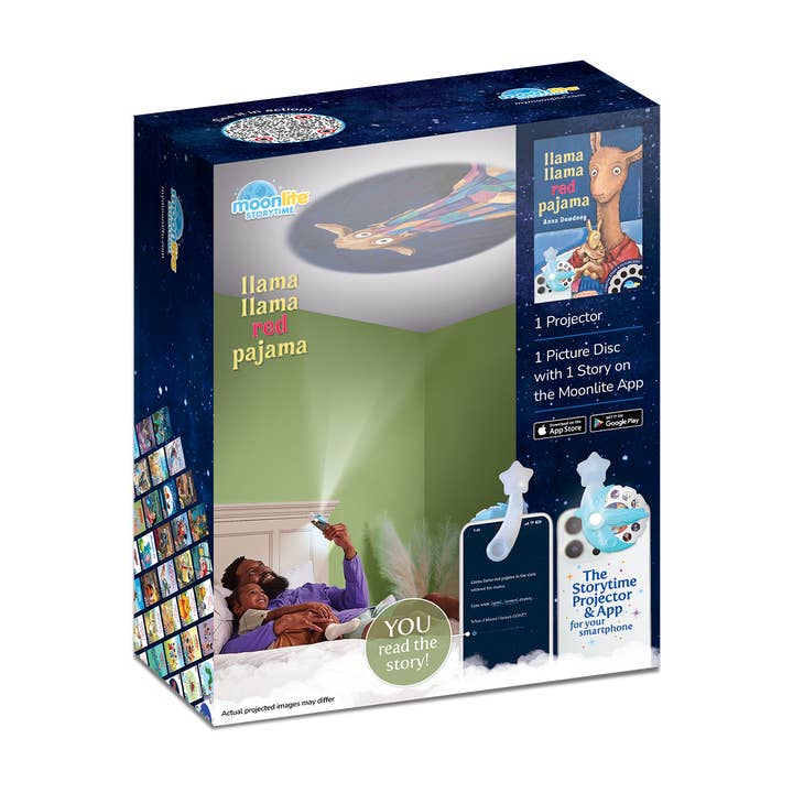Moonlite Storytime Llama Llama Red Pajama with Projector - From Me To You