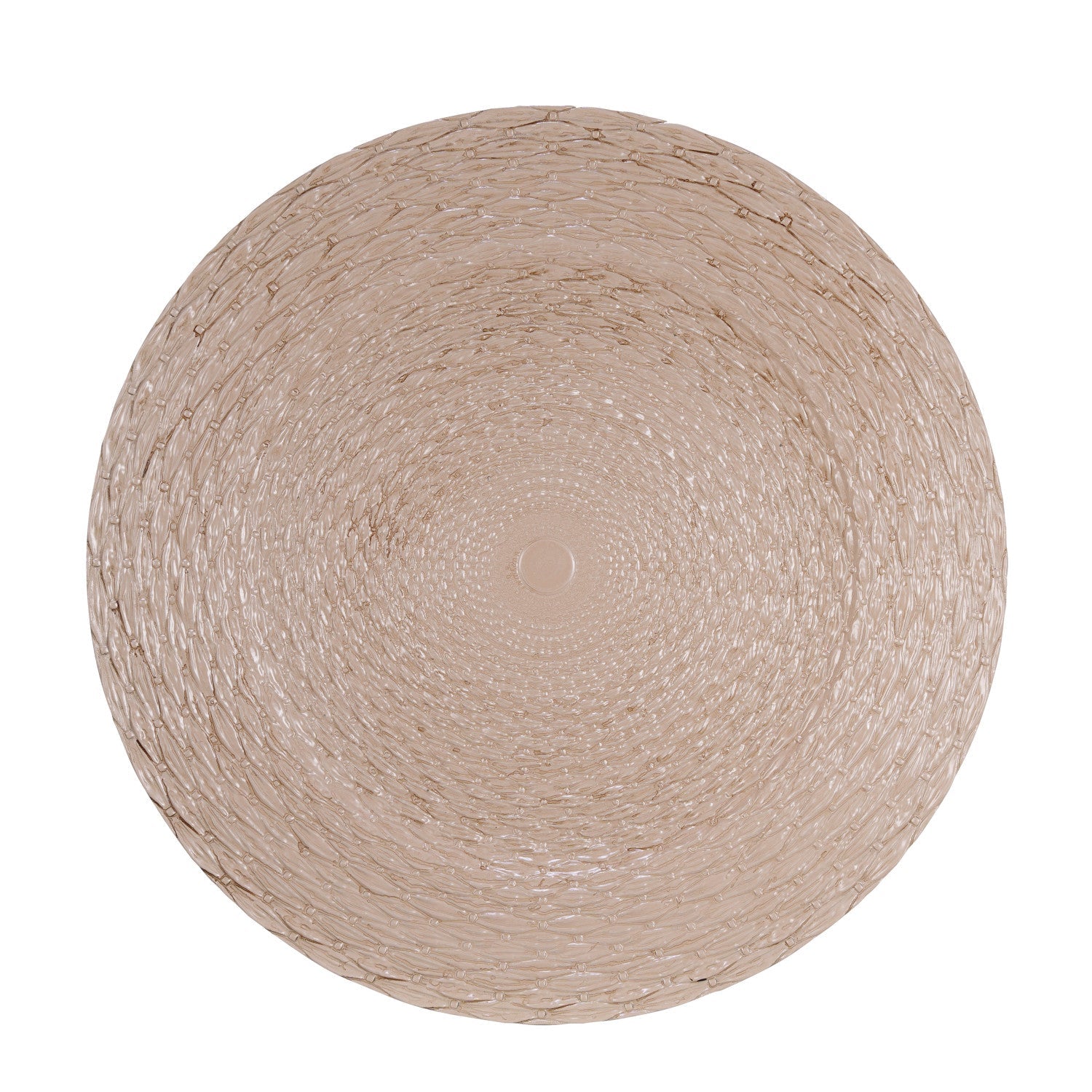Plastic Charger w/ Woven Pattern - From Me To You