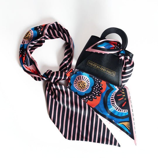 Pop Floral Accessory Scarf - From Me To You