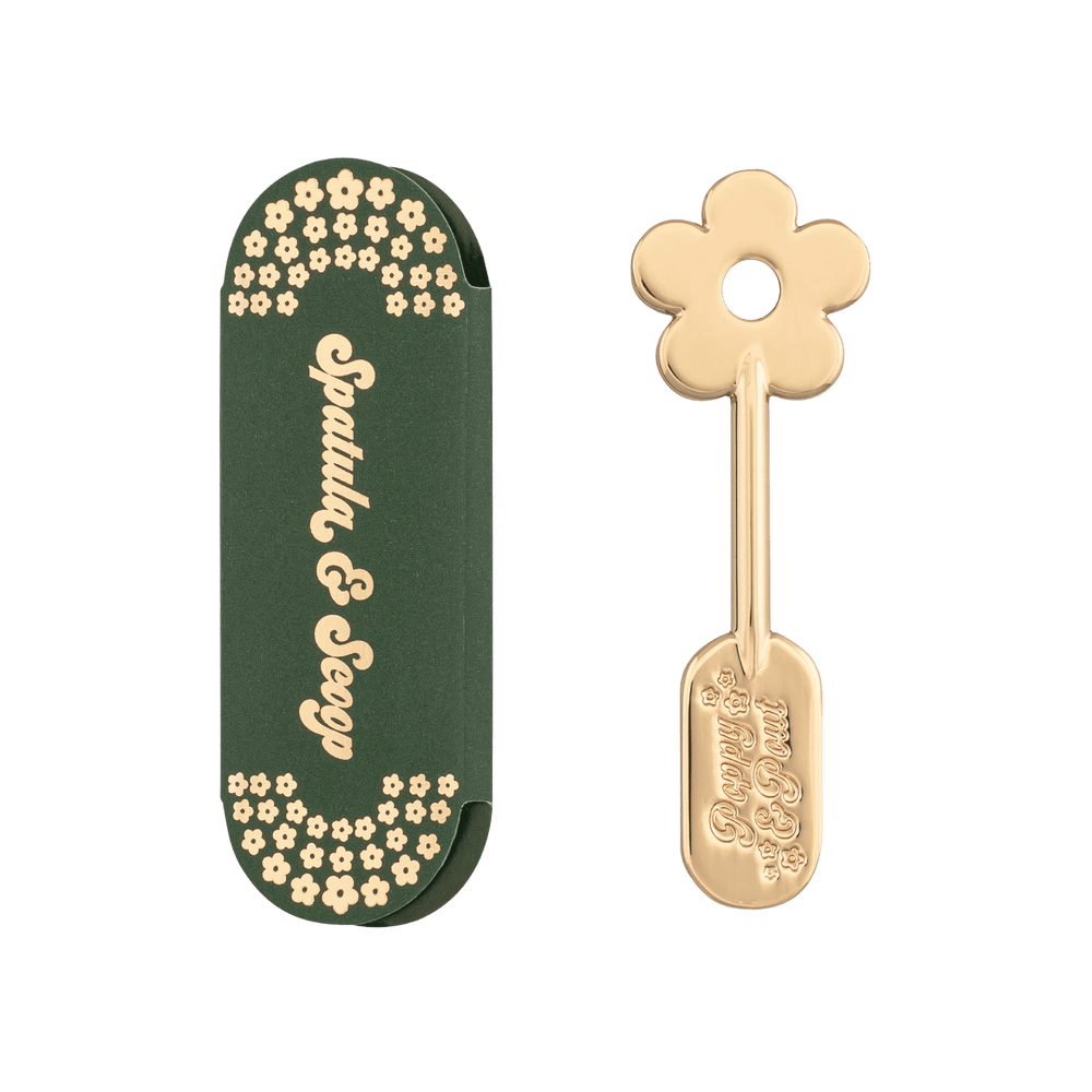 Poppy & Pout Gold Daisy Spatula - From Me To You