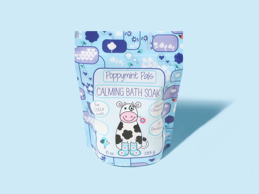 POPPYMINT - Cheerful Bath Soak - Calming - Lavender Chamomile - From Me To You