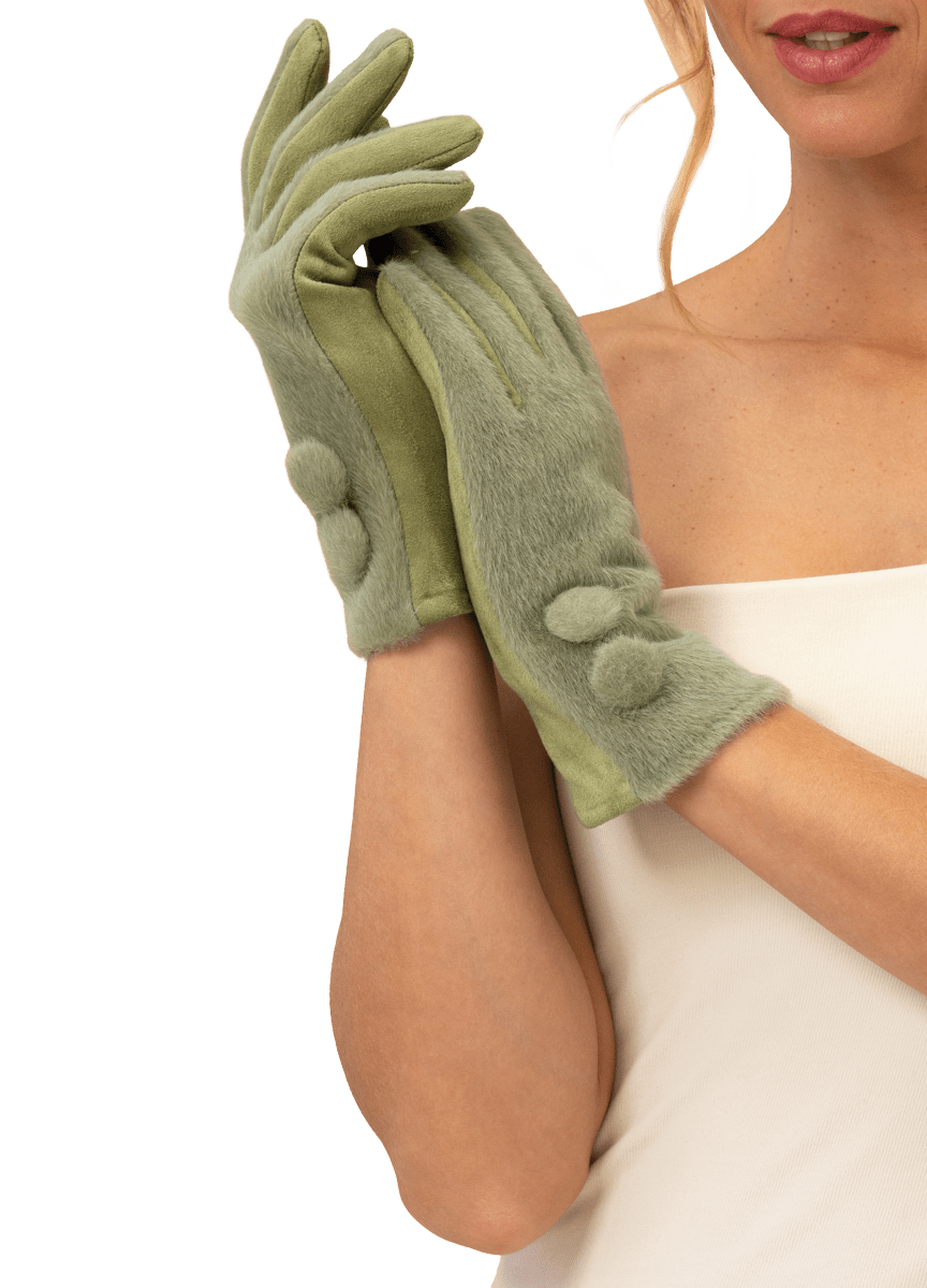 Powder Design Grace Gloves - Sage - From Me To You