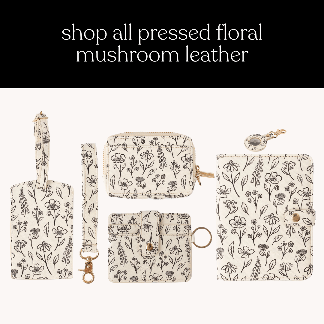 Pressed Floral Luggage Tag - From Me To You