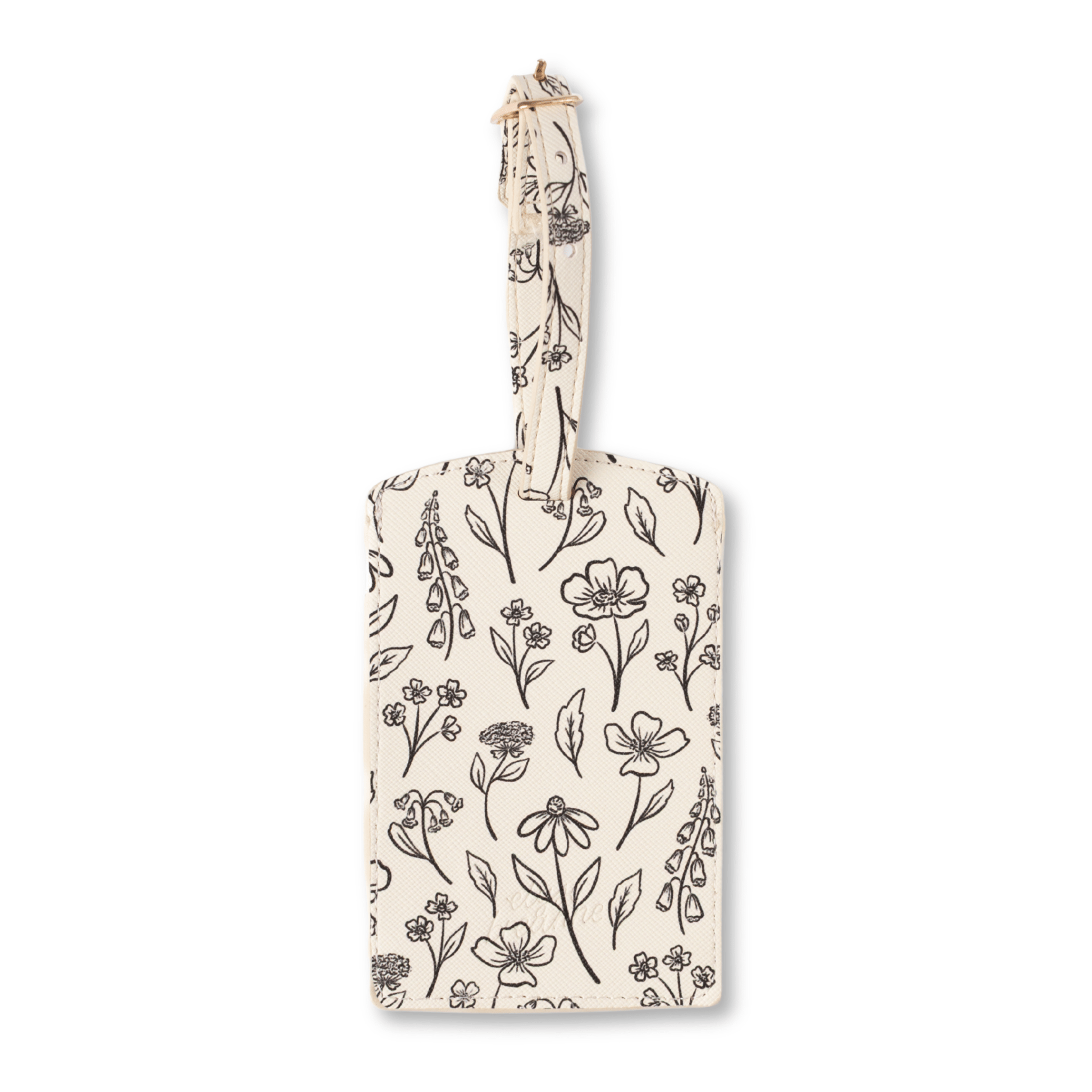 Pressed Floral Luggage Tag - From Me To You