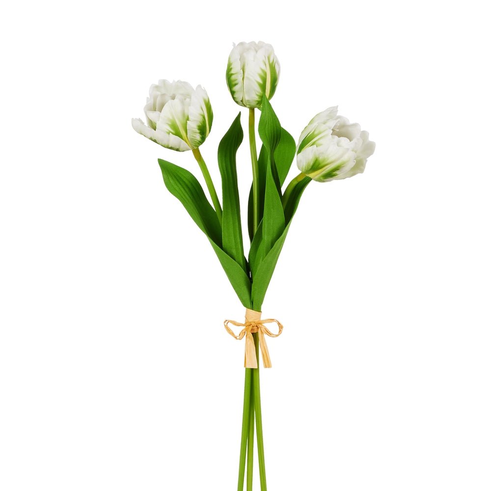 Raz 18" White Tulip Bundle - From Me To You