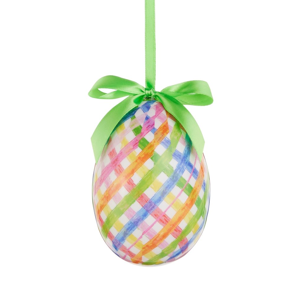 Raz 4.5" Sweet Weave Egg Ornament - From Me To You