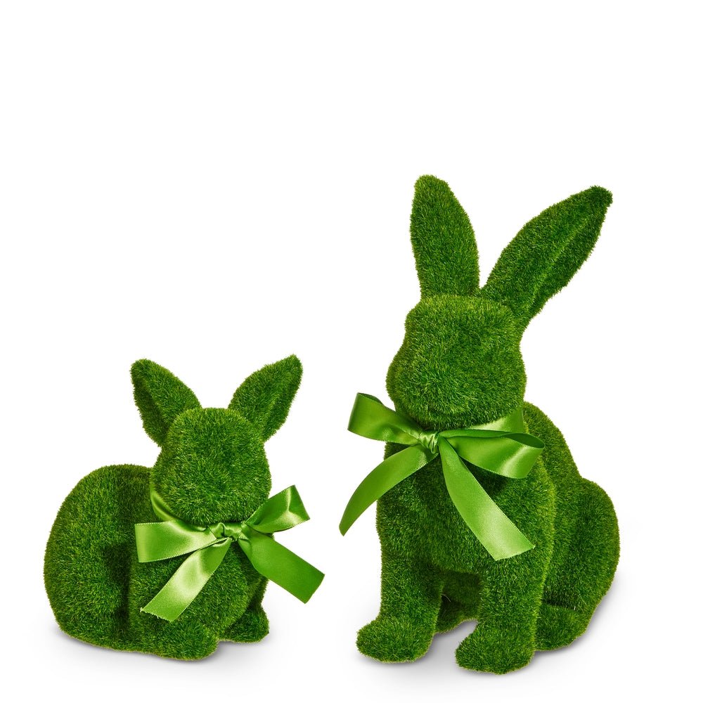 Raz 9" Moss Rabbits Set - From Me To You